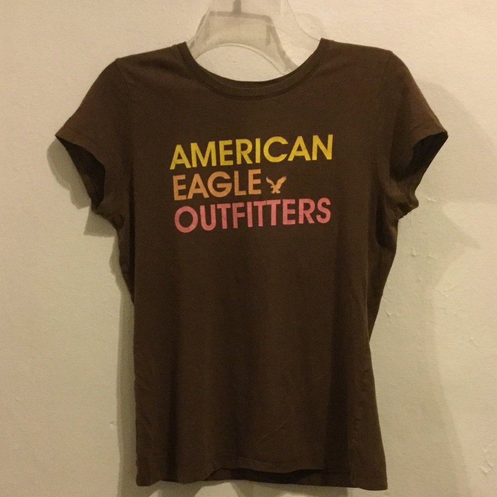 Girls brown American Eagle Outfitters shirt